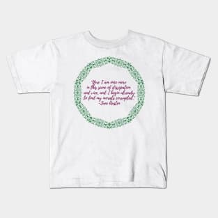 Austen Insults - Morals Corrupted Kids T-Shirt